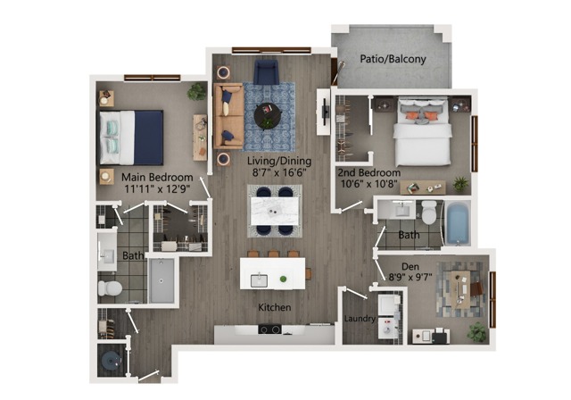 B6-D floor plan
