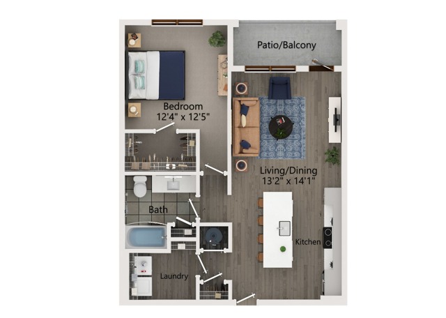 A2 floor plan