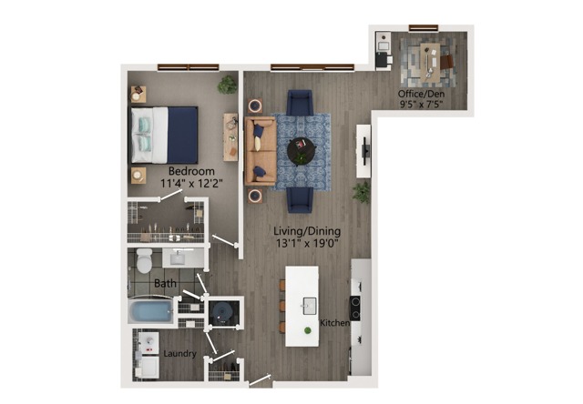 A4-D floor plan