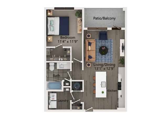 A1 floor plan