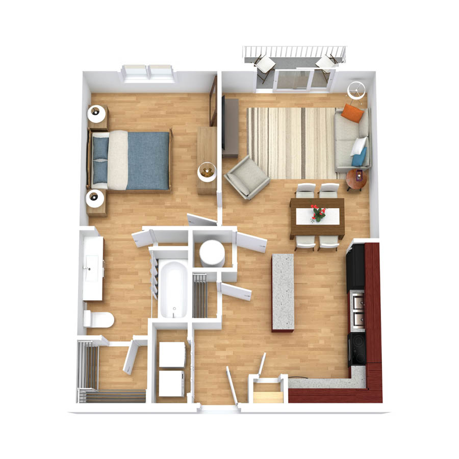 A1 floor plan