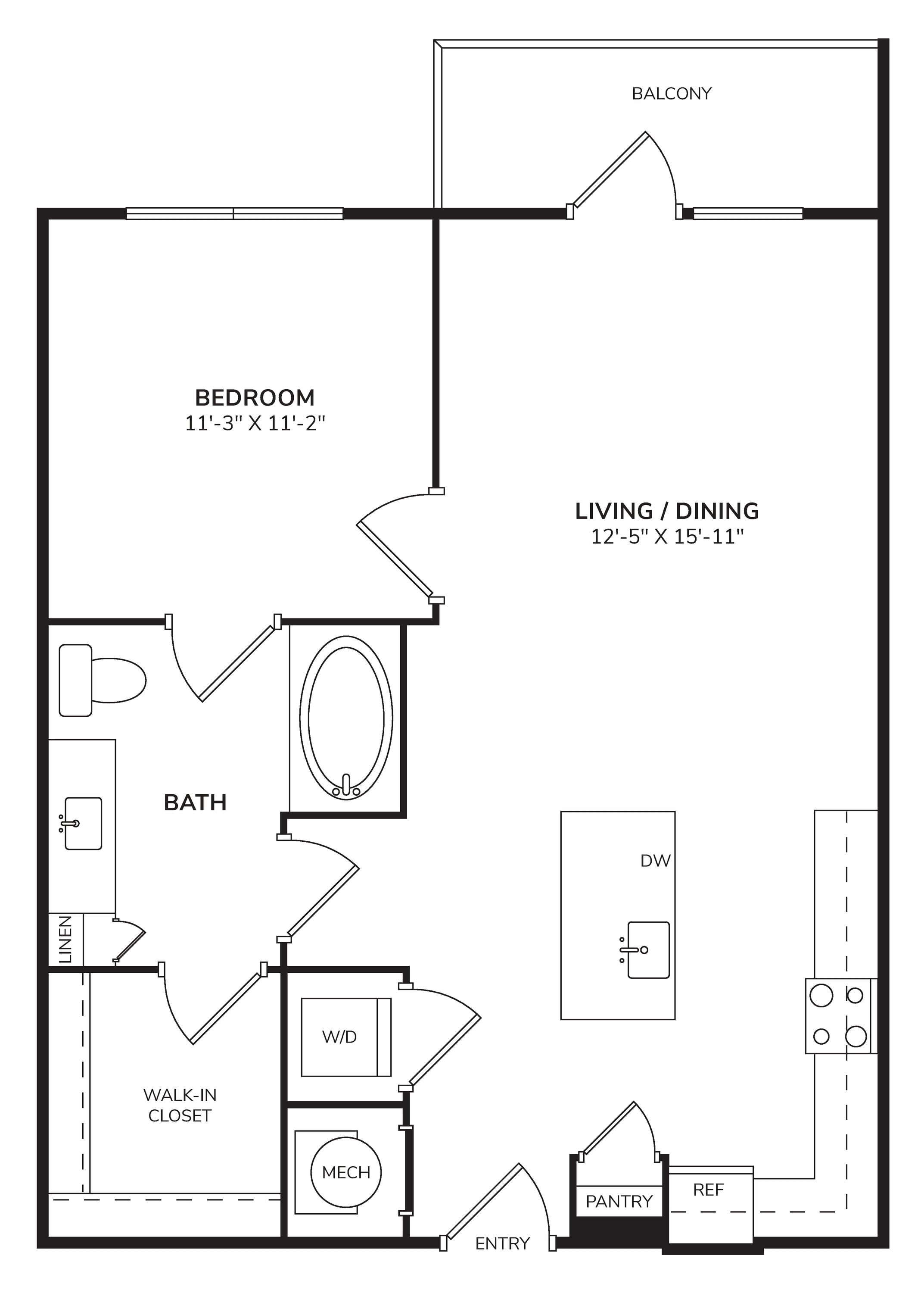 A1 floor plan