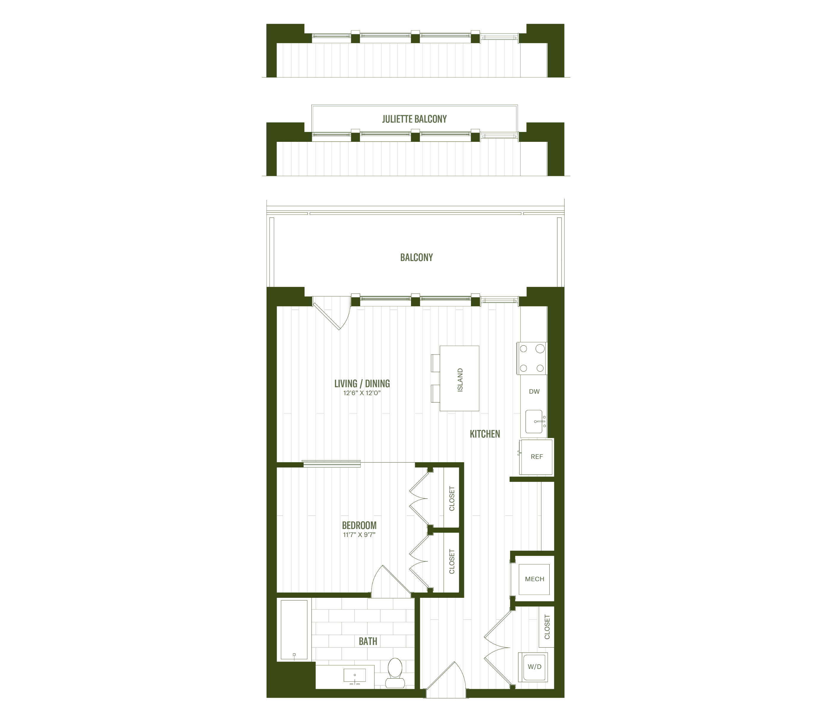 A1 floor plan