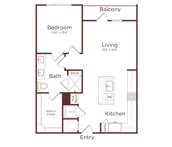 A2 floor plan