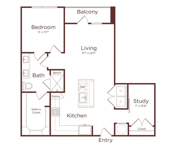 A6 floor plan