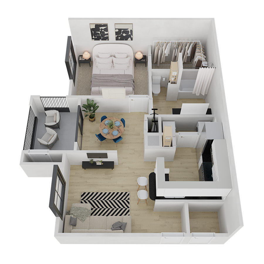 A2 floor plan