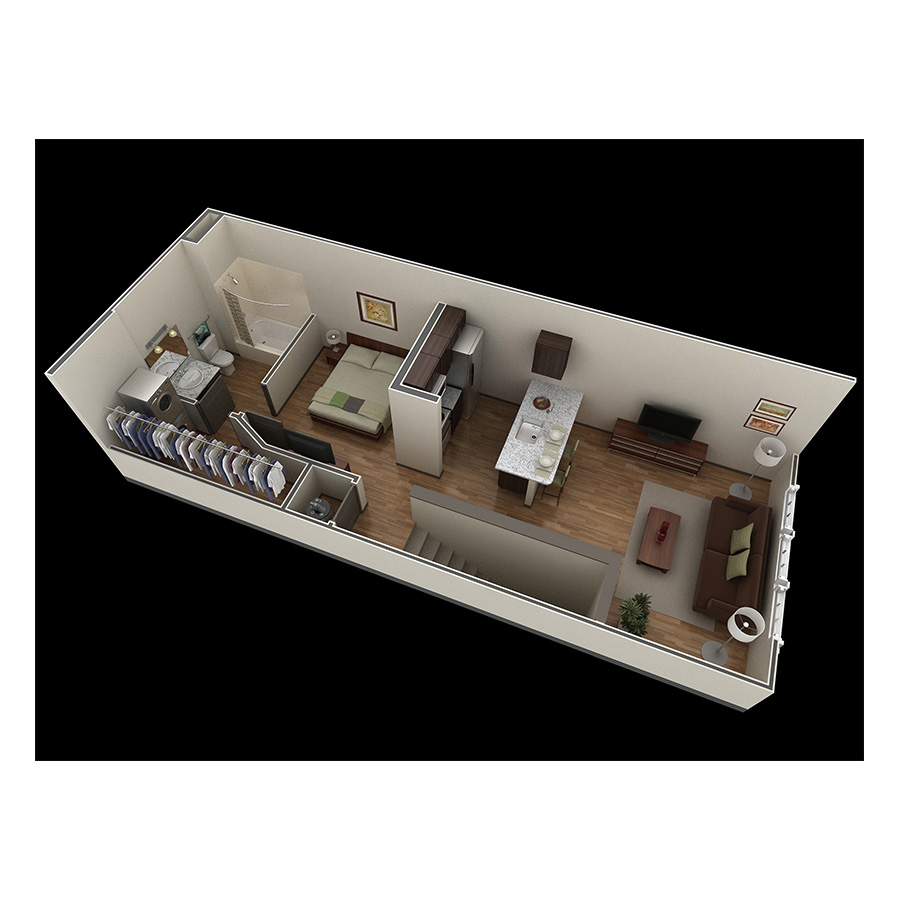 Studio Grand Overlook floor plan