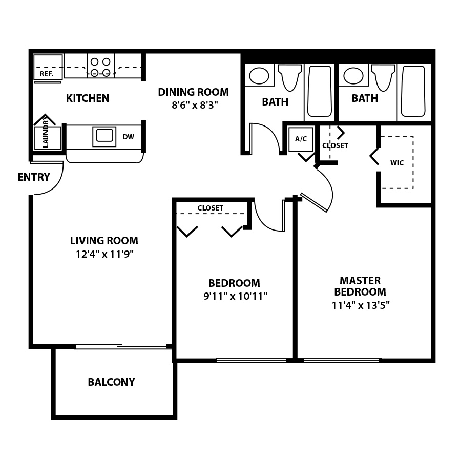 The Dalton floor plan
