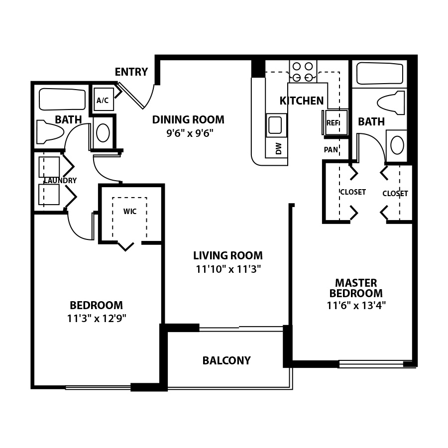 The Easton floor plan