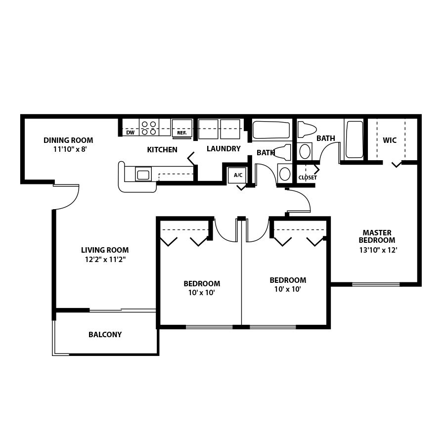 The Fulton floor plan
