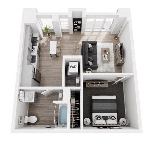 A1 Townhome floor plan