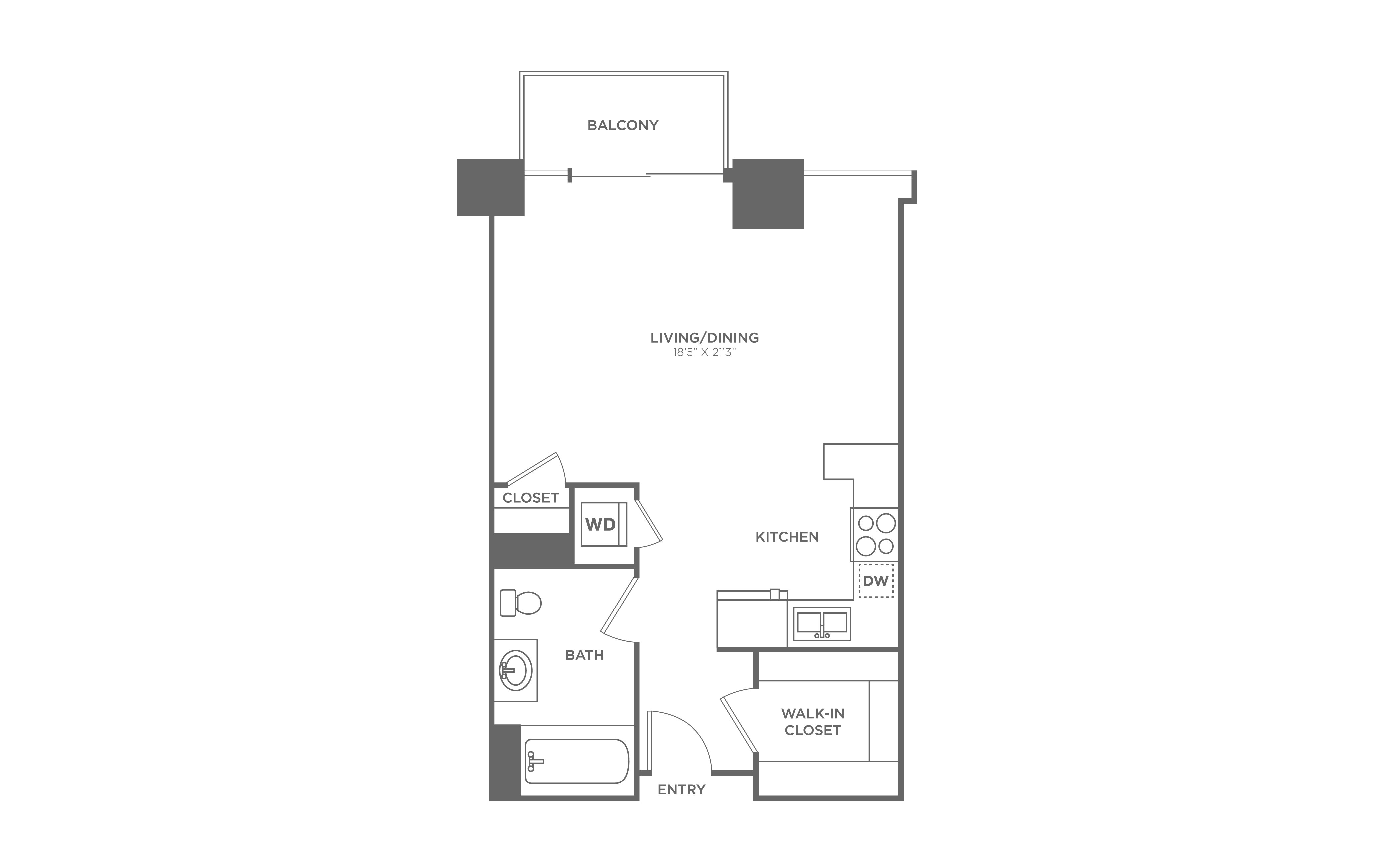 Studio-S5 floor plan
