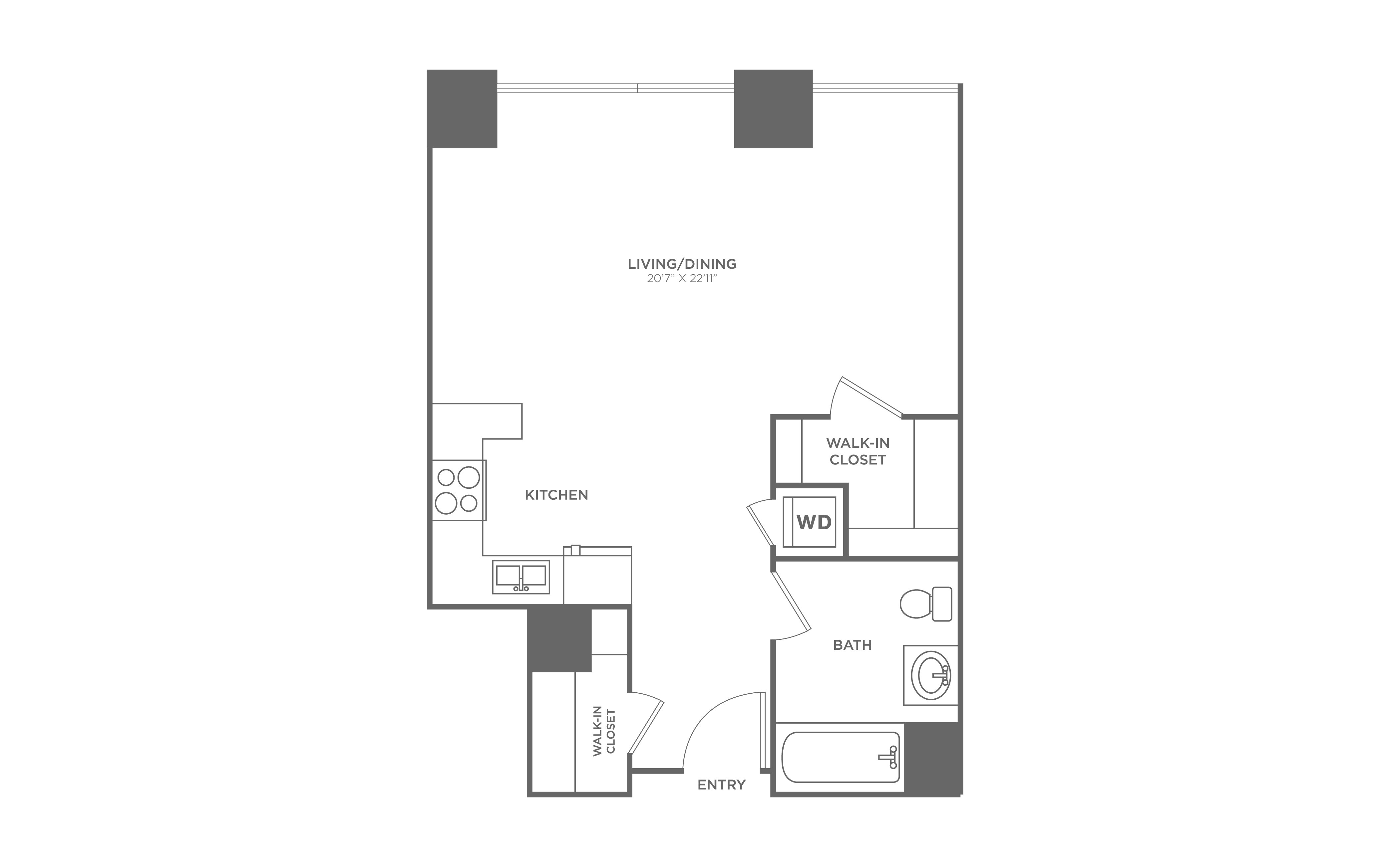 Studio-S9 floor plan