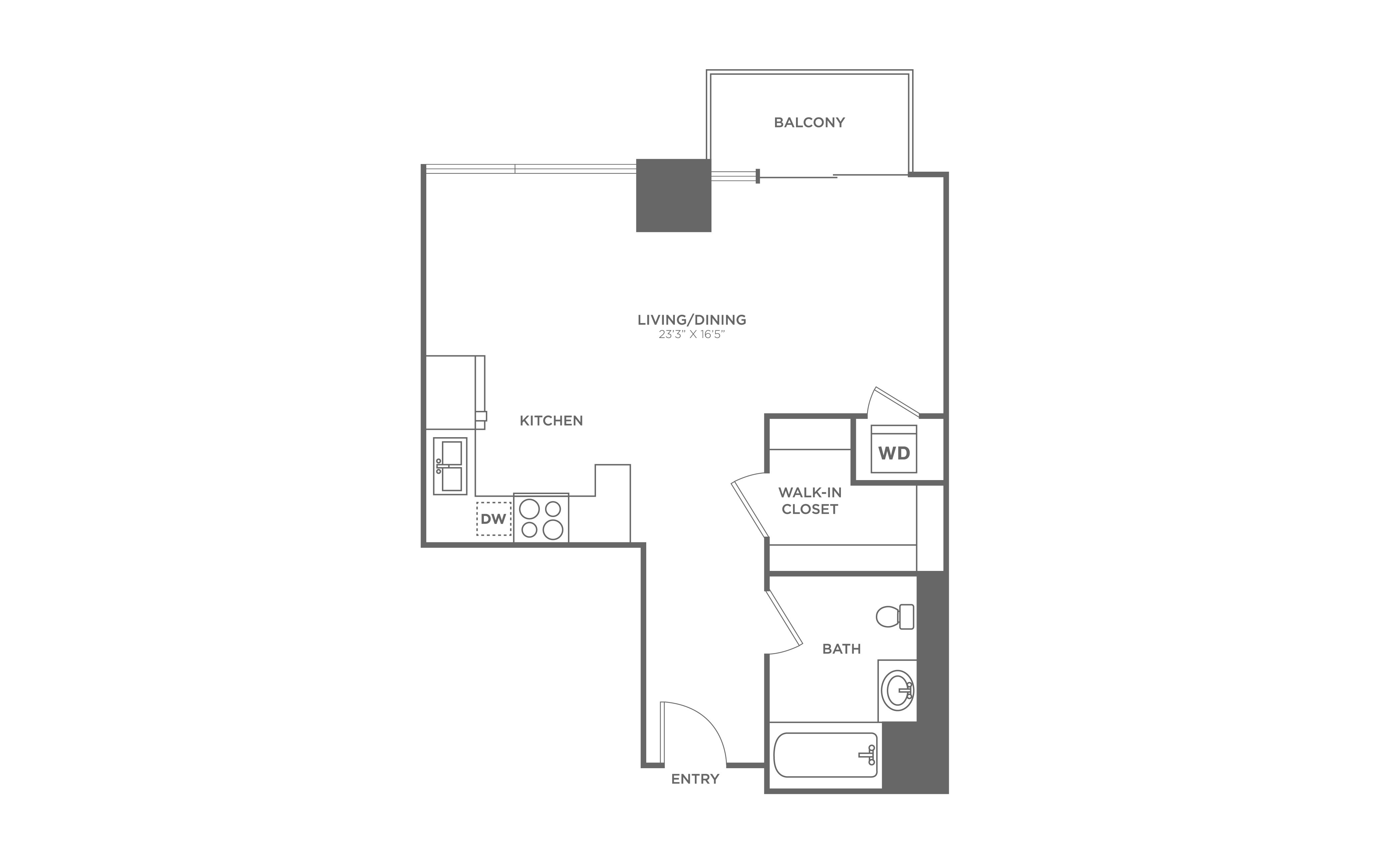 Studio-S3 floor plan