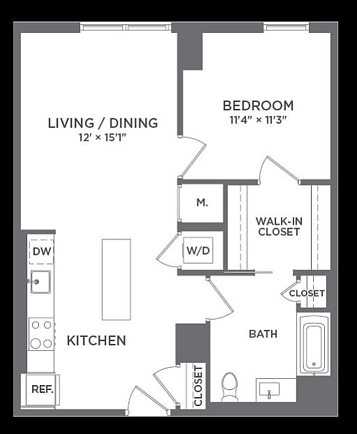 A6 floor plan