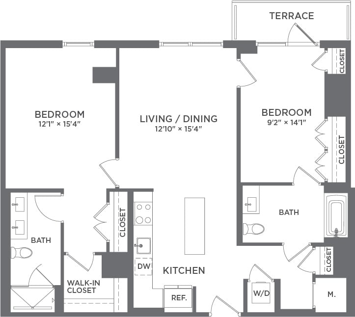 B4 PH floor plan