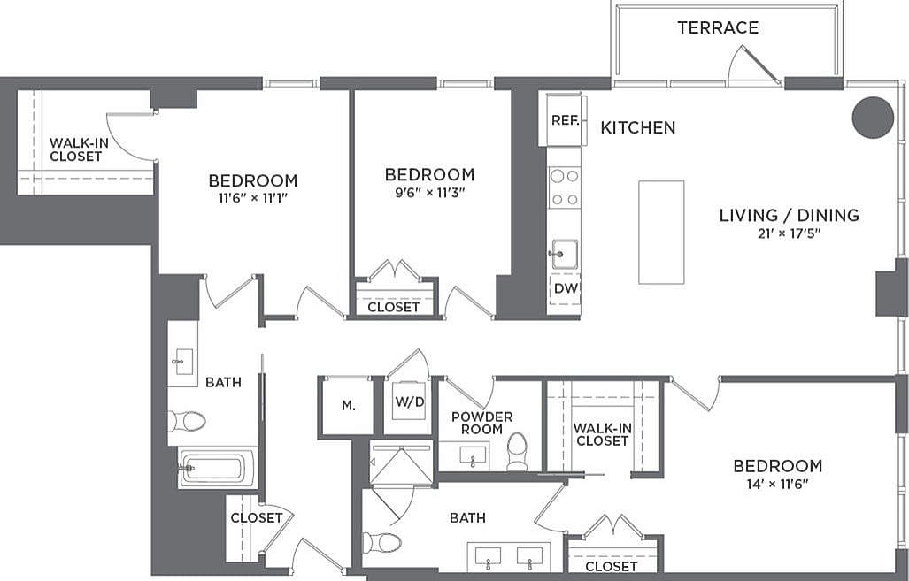 C1A floor plan