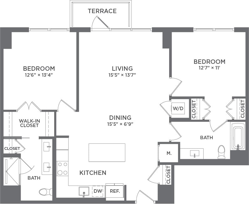 B7 PH floor plan