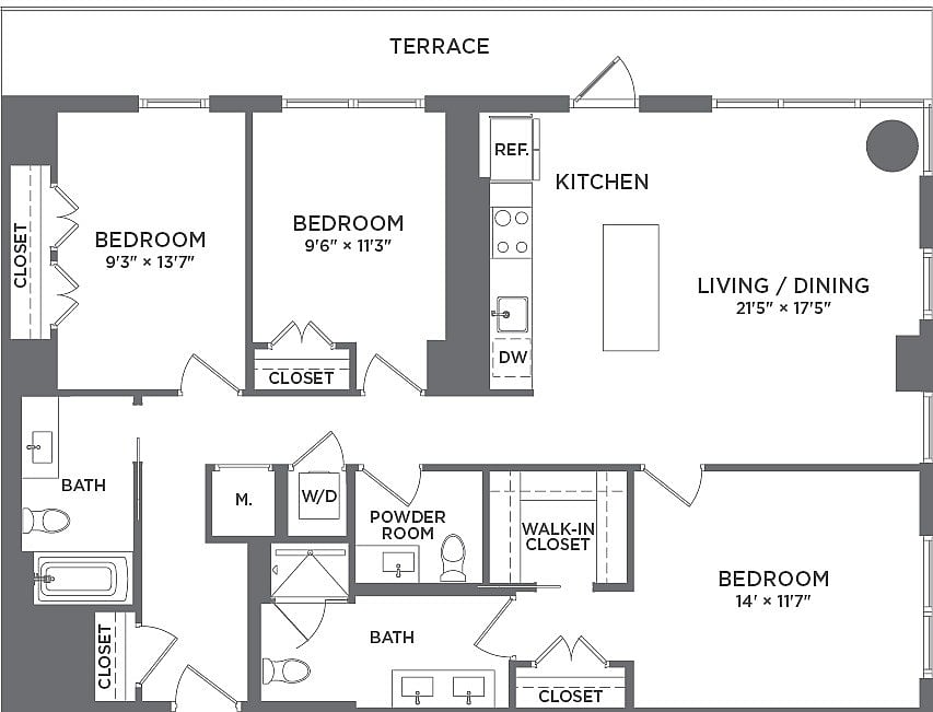 C1 floor plan