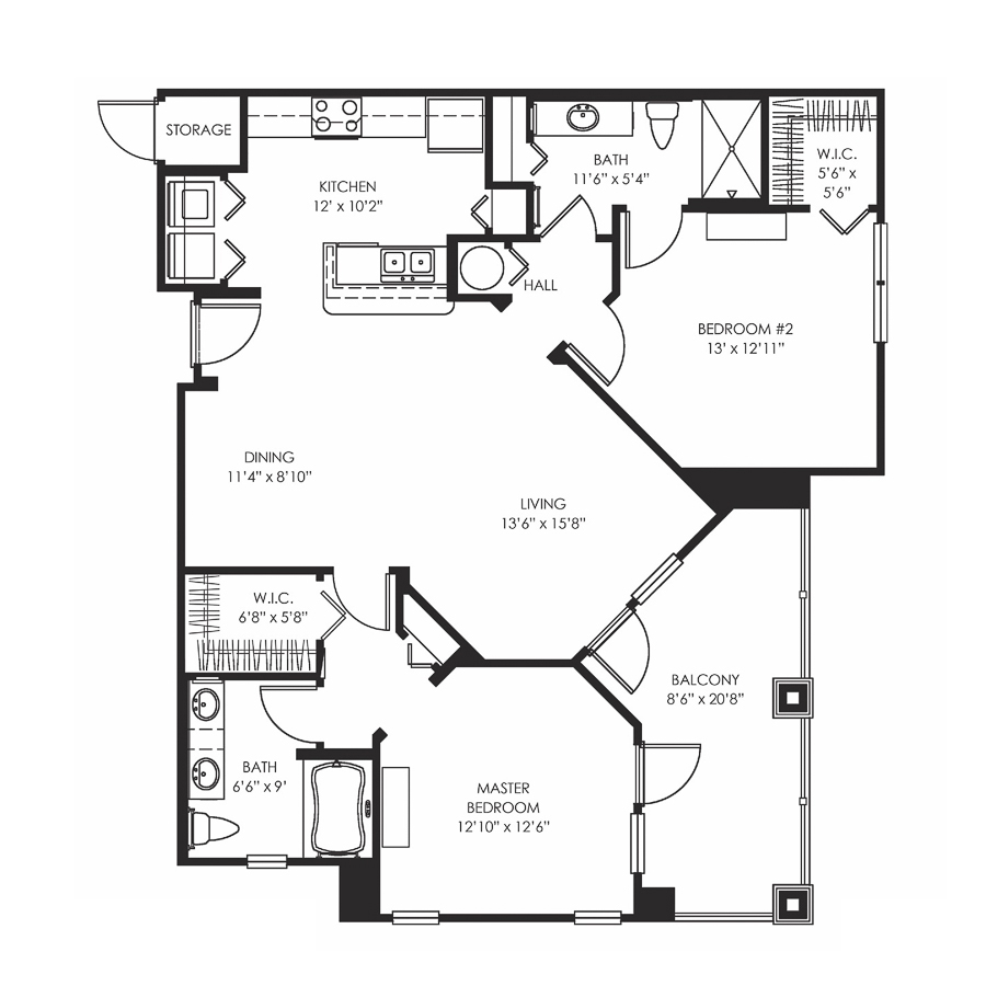 Delano floor plan