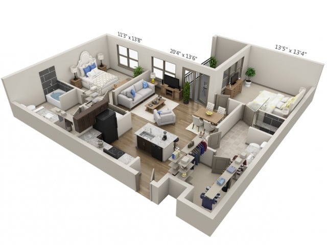 Stretto floor plan