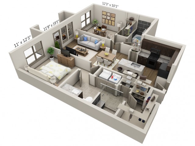 Opus floor plan