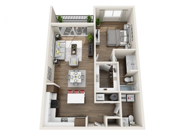 1G floor plan