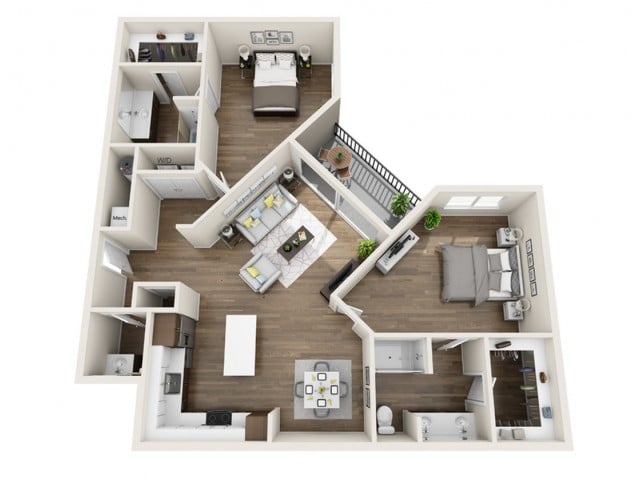 2H floor plan