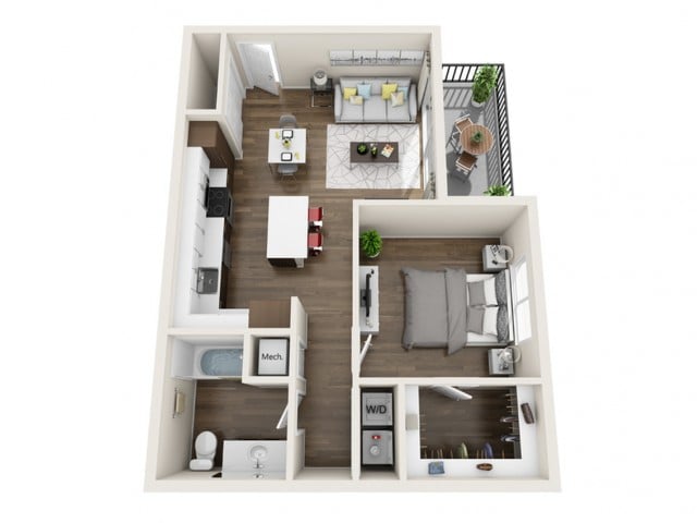 1C floor plan