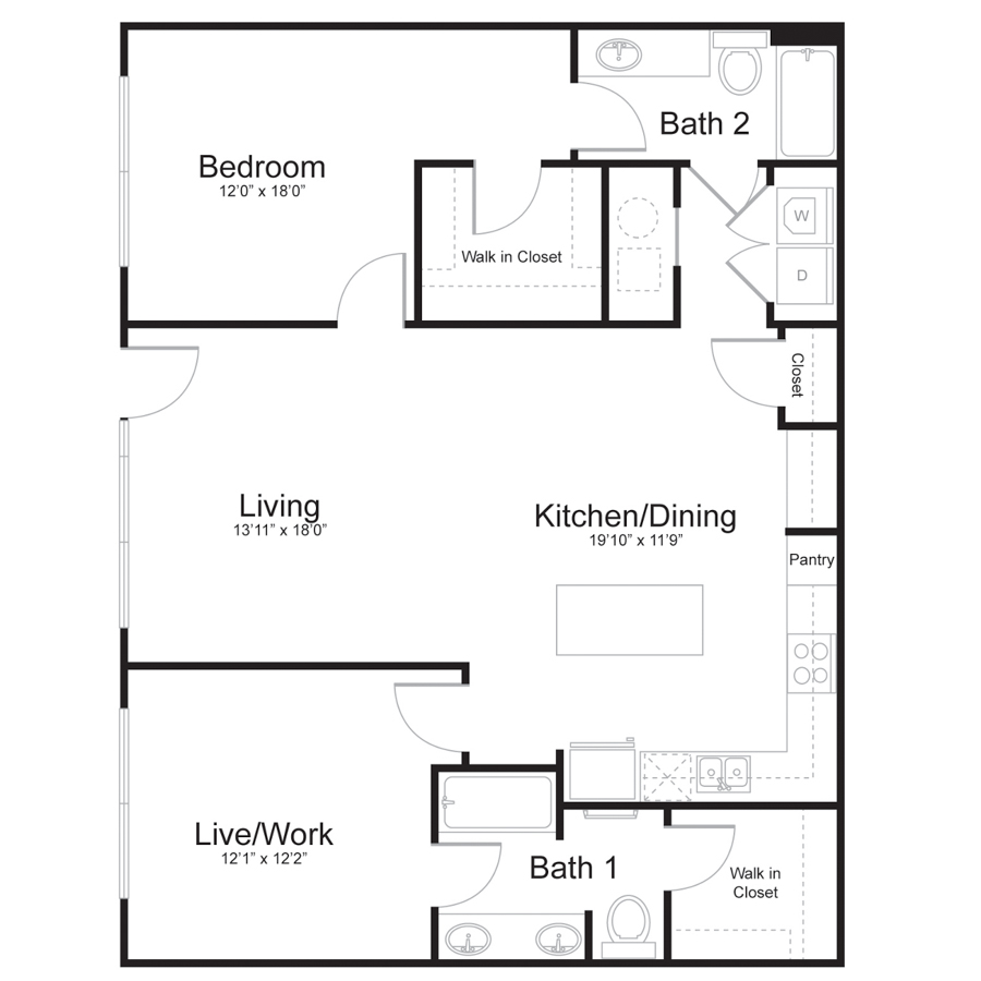 LWB floor plan