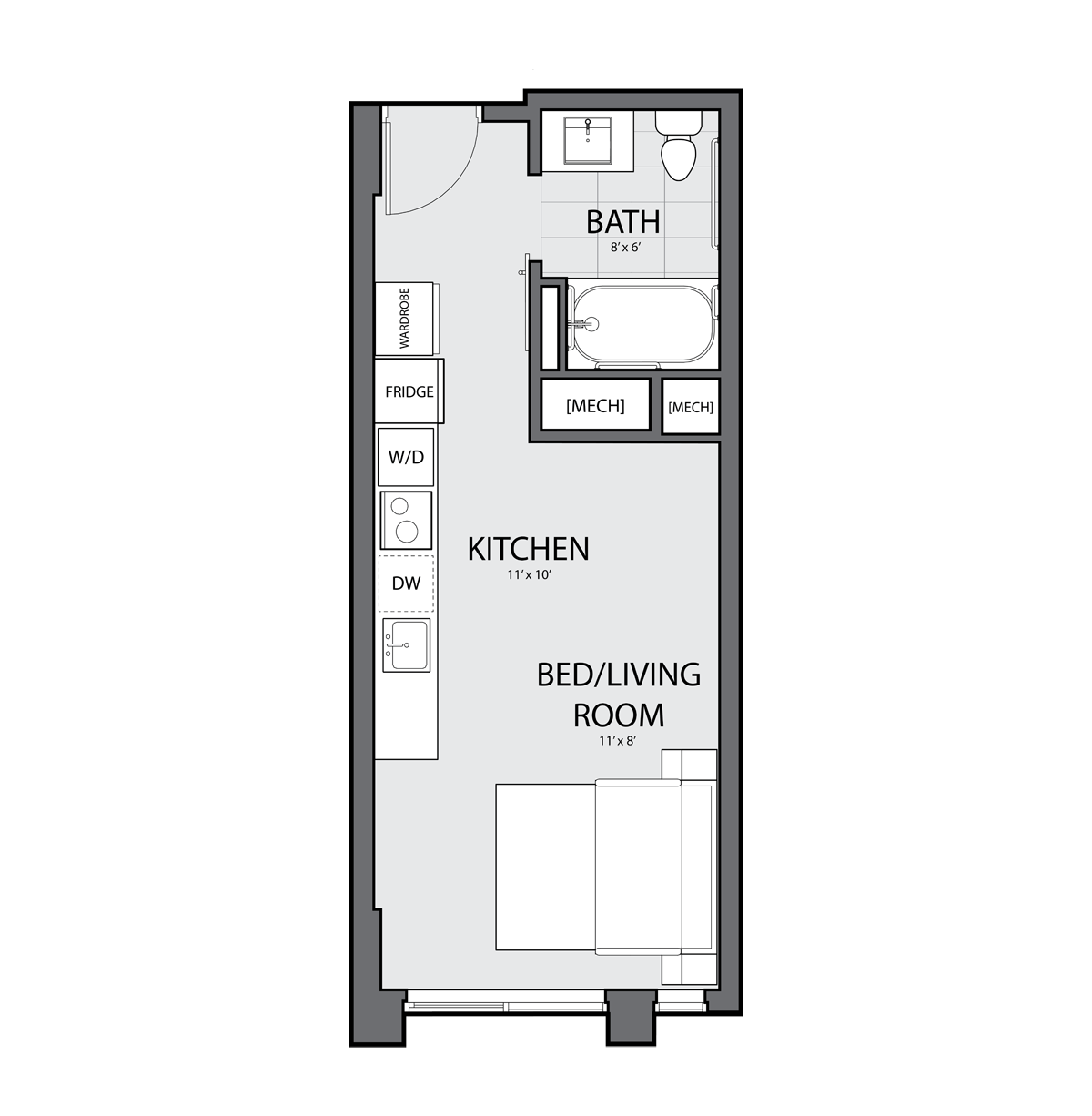 Studio-C-OC floor plan