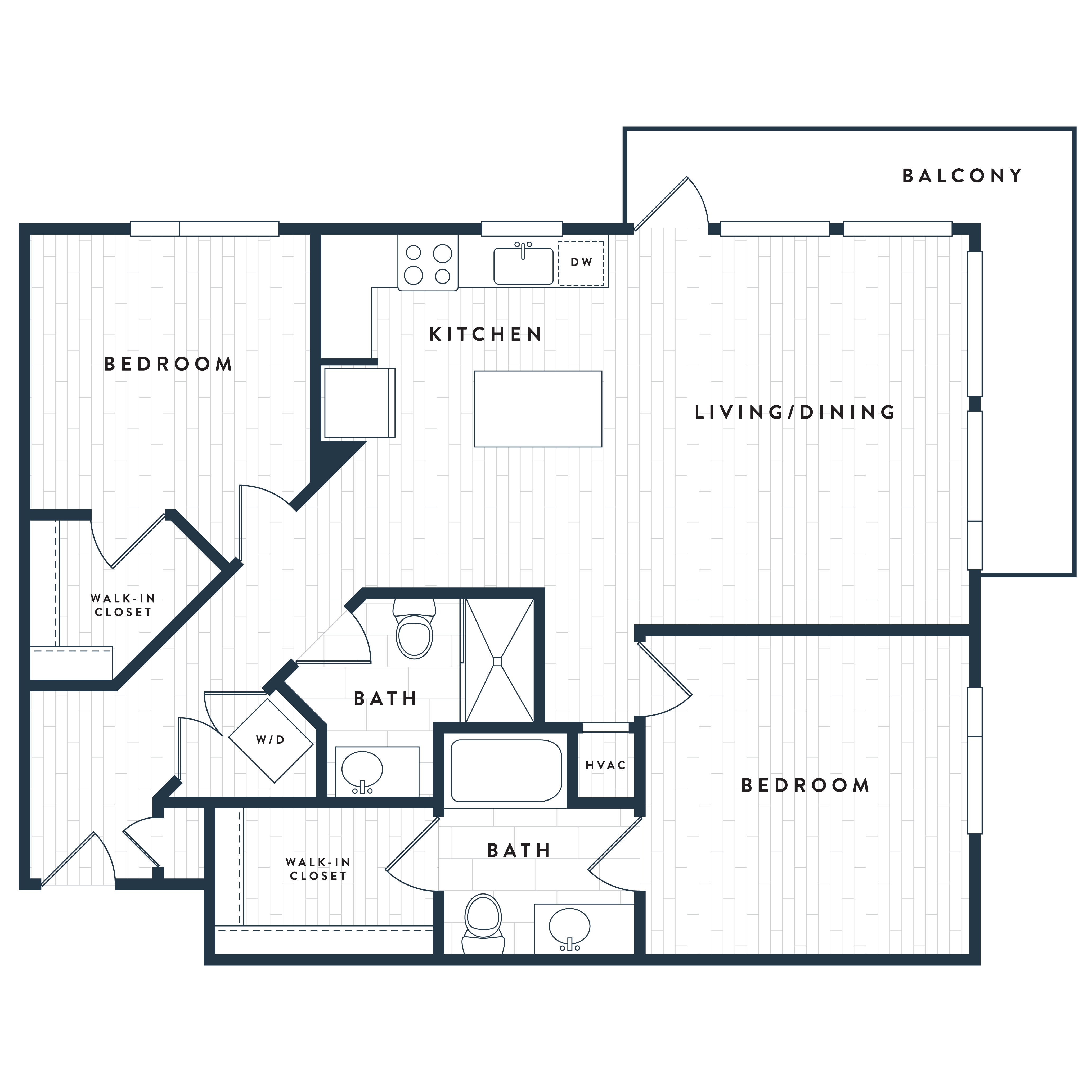 2B floor plan