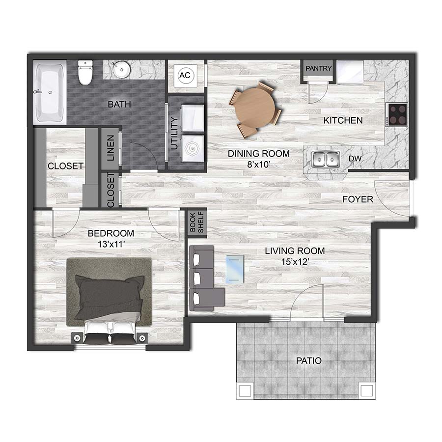 A1D floor plan