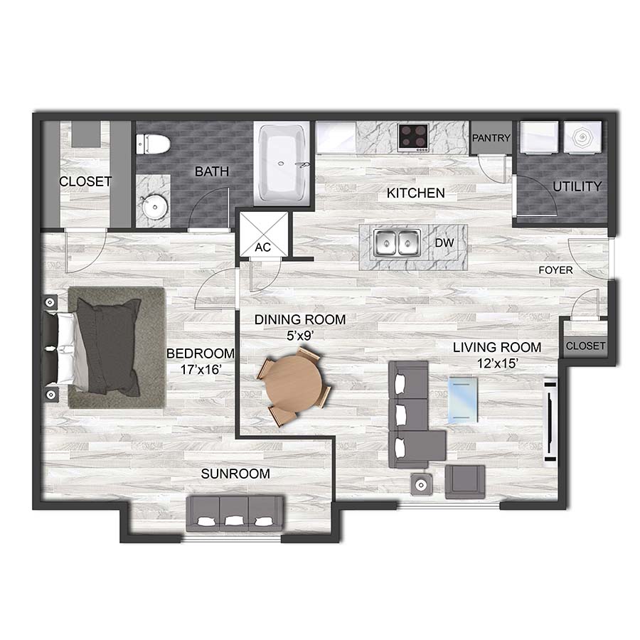 A1F floor plan