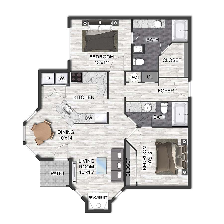 B2C floor plan
