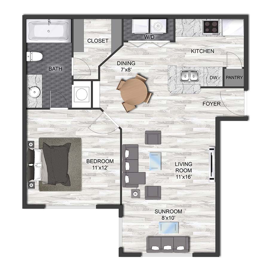 A1B floor plan