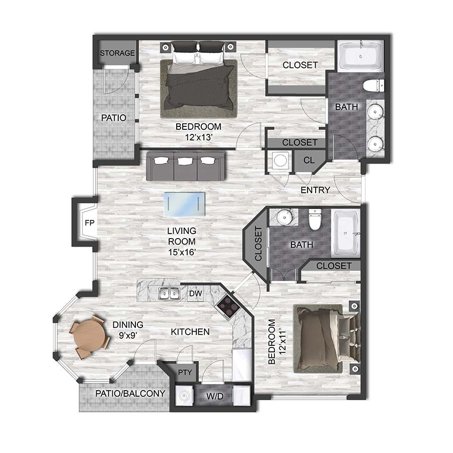B2D floor plan