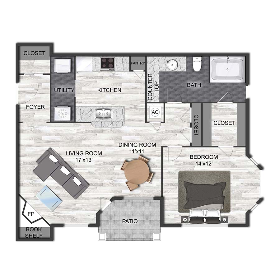 A1J floor plan
