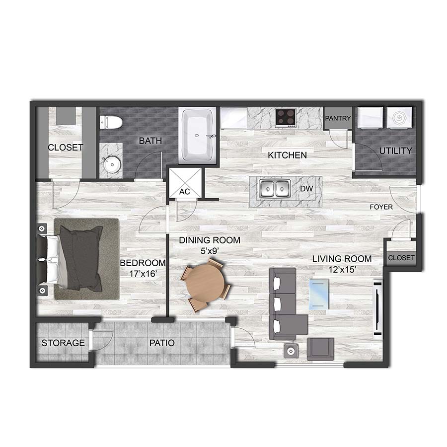 A1C floor plan