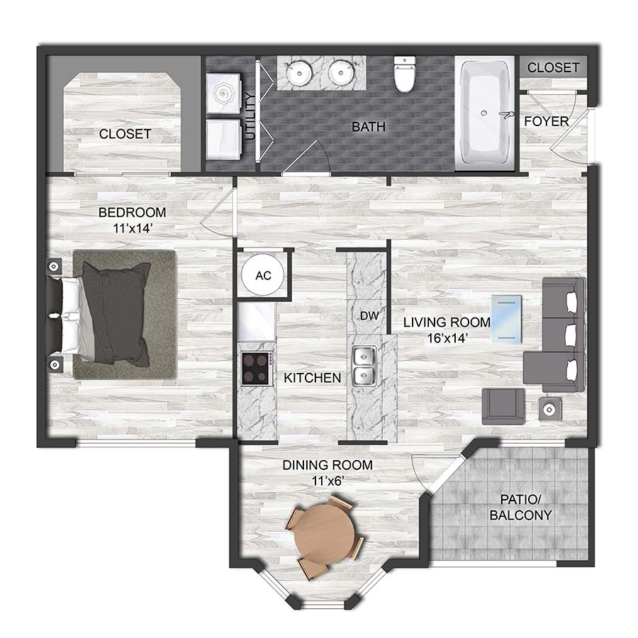 A1G floor plan