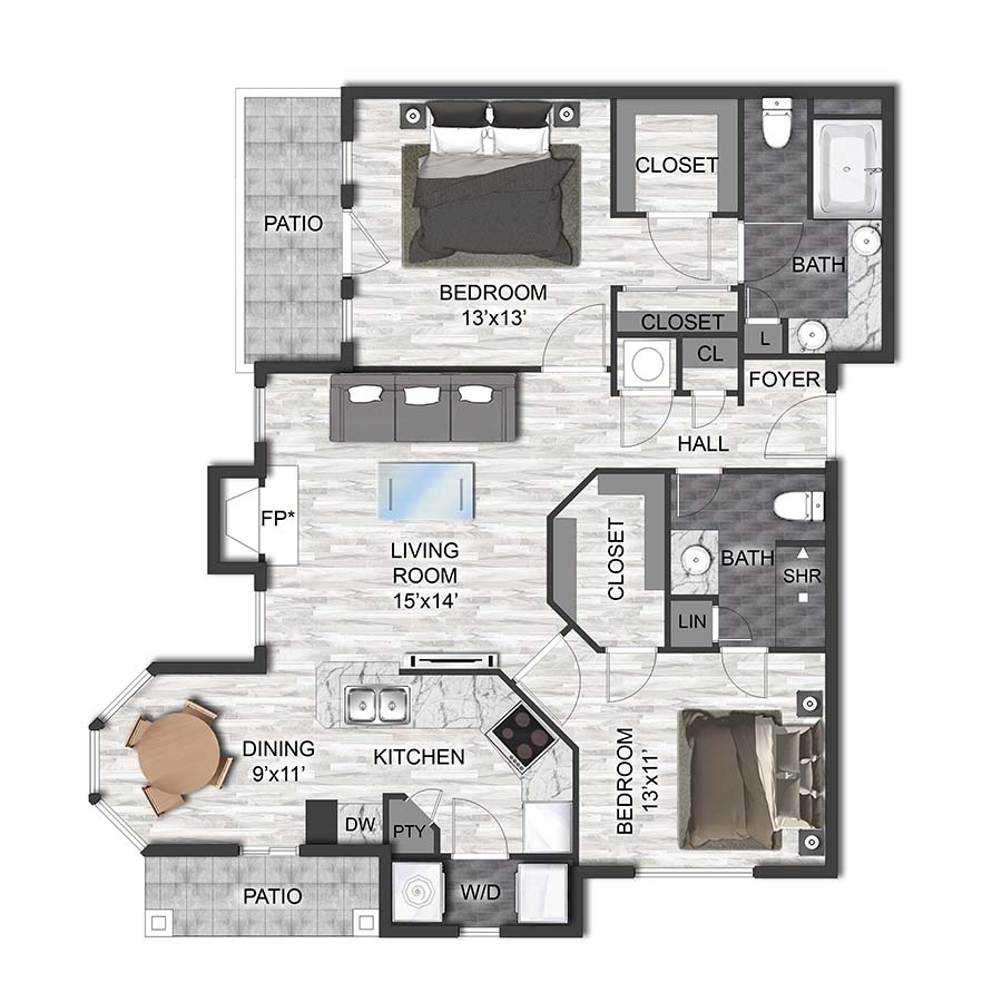 B2E floor plan