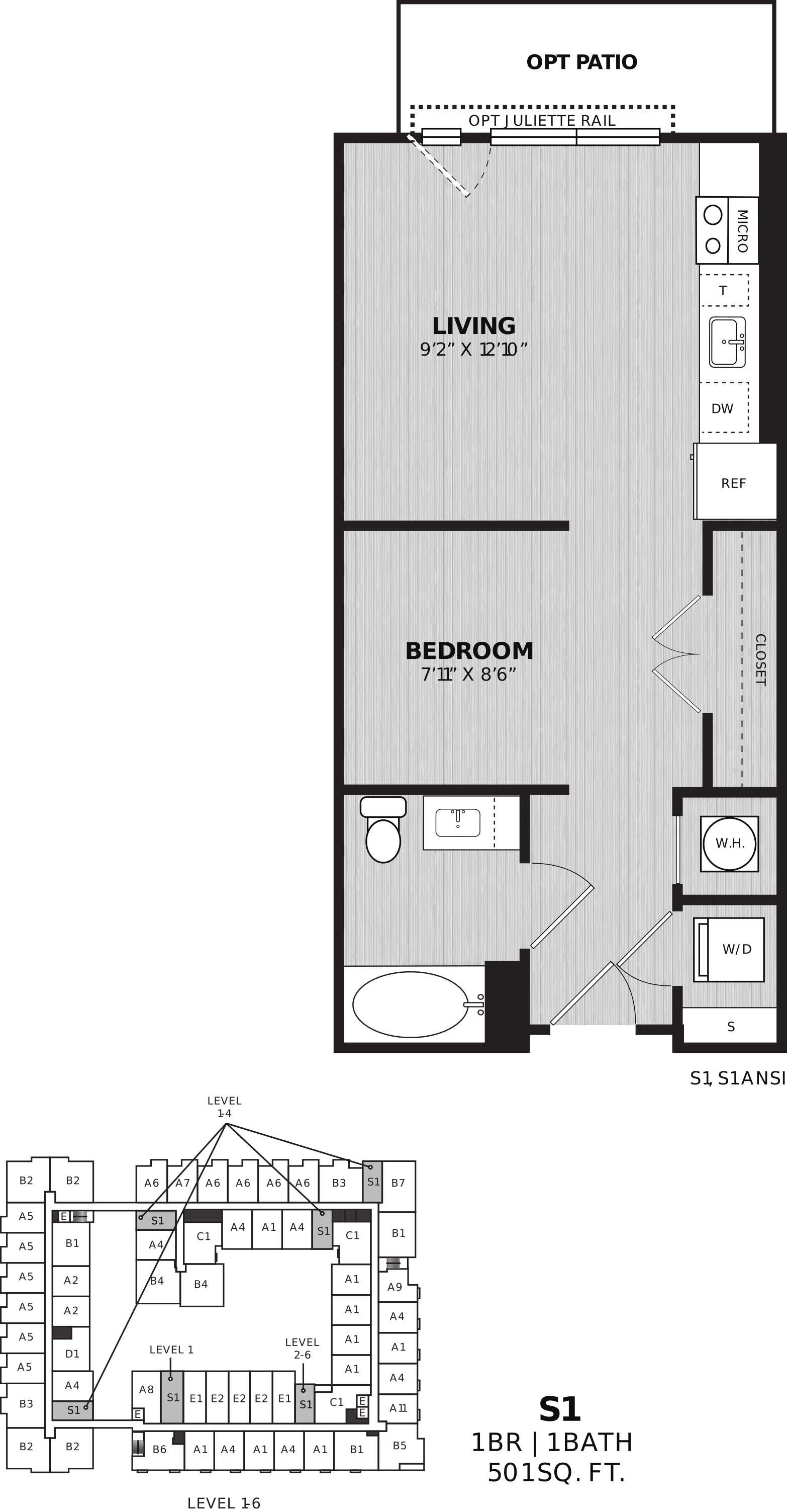 Studio-S1 Arco floor plan