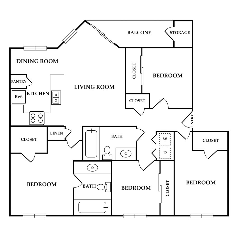 D1 floor plan
