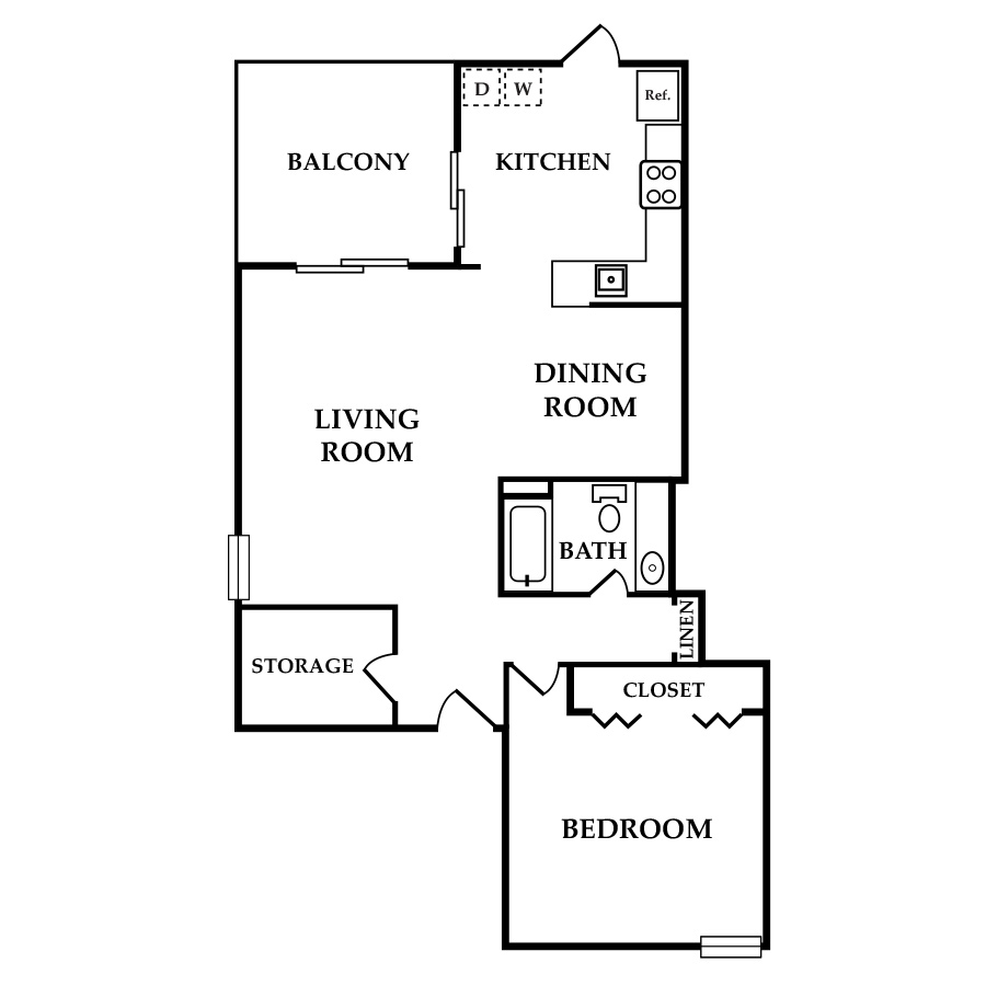 A2 floor plan