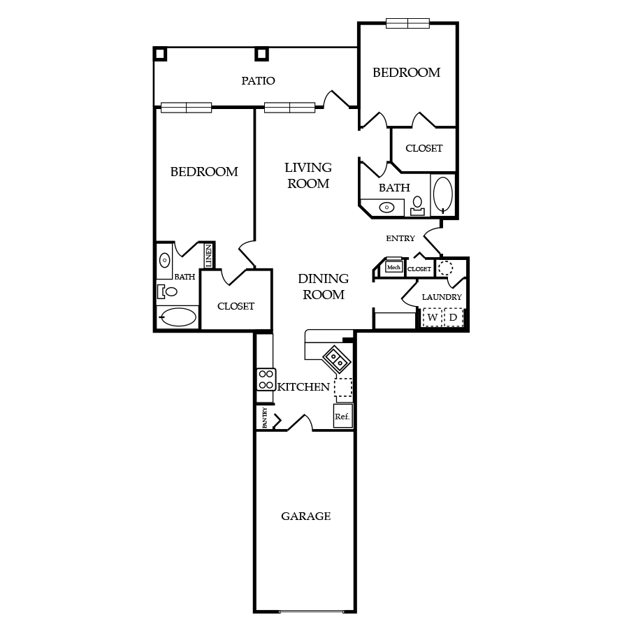 B2 floor plan