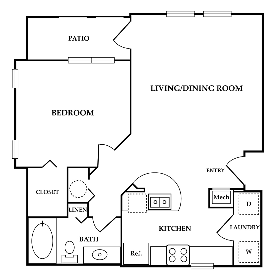 A1 floor plan