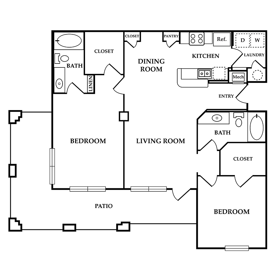B7AX floor plan