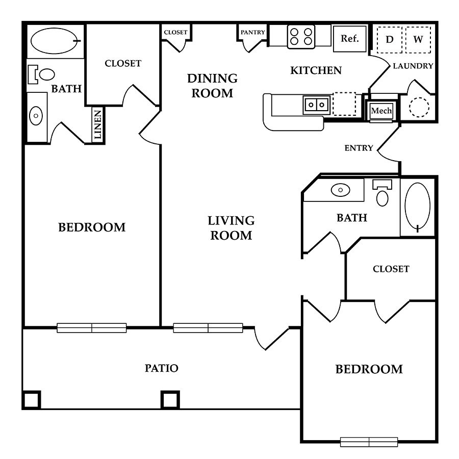 B3A floor plan