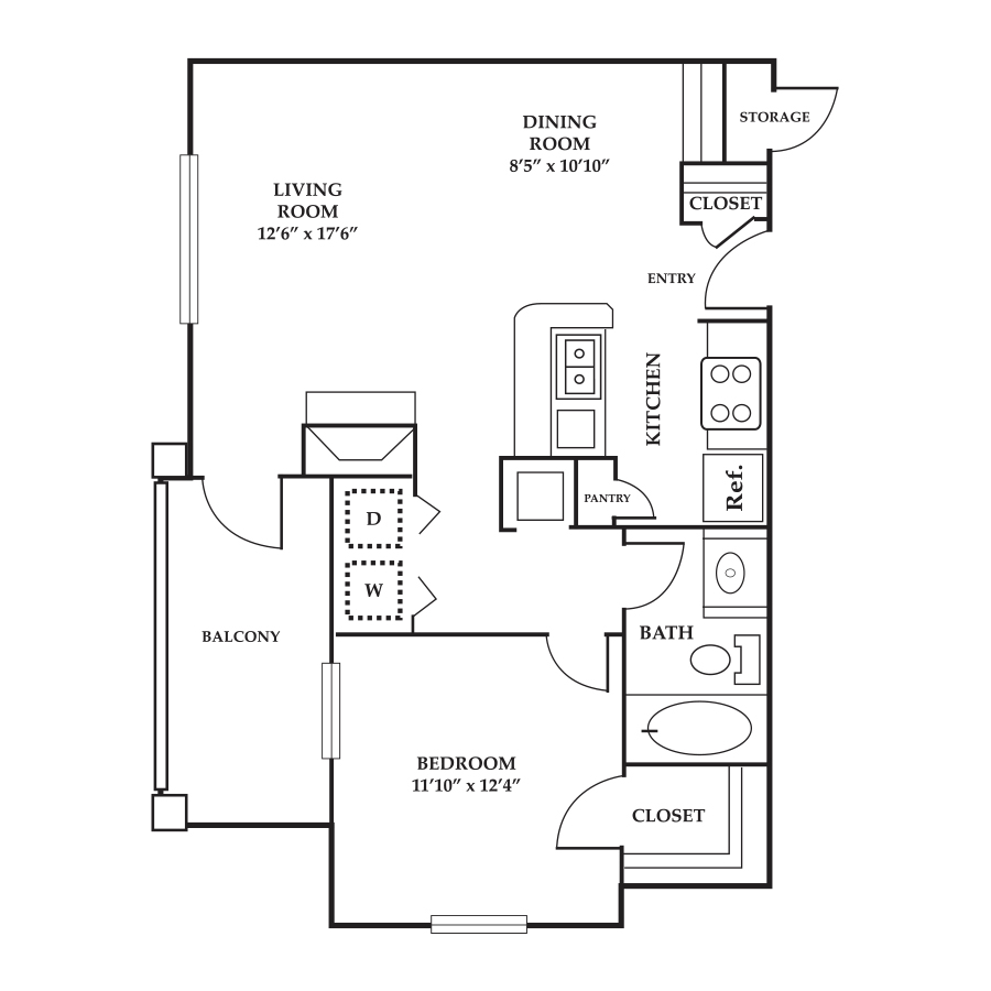 A1 floor plan