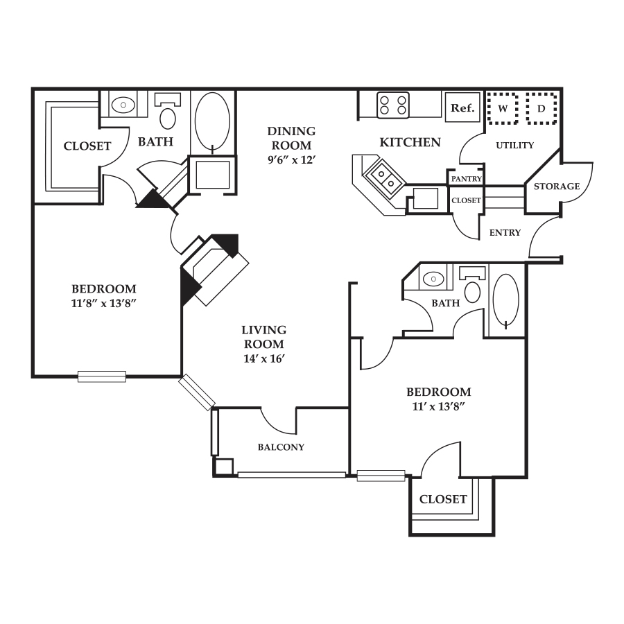 B2 floor plan